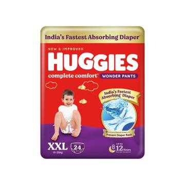 Huggies Wonder Diaper (Pants, XXL, 15-25 kg)